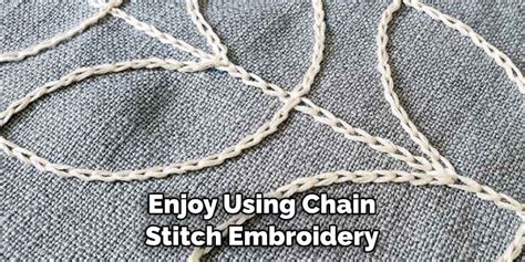 how to do chain stitch embroidery and the importance of patience in life