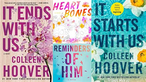 in what order should i read colleen hoover books how does her writing style evolve across different series?